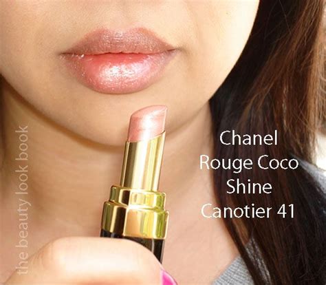 chanel rouge coco shine in canotier